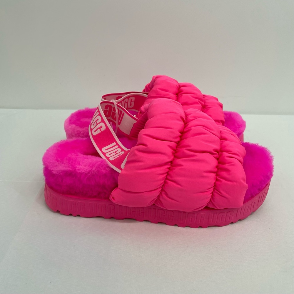 NWOB  UGG Soft Scrunchita Sandals Barbie Pink Women’s Size US 9 1140192  New